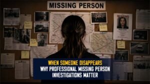 When Someone Disappears: Why Professional Missing Person Investigations Matter