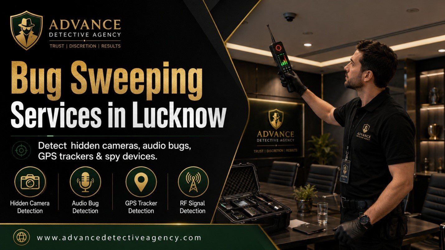 Professional bug sweeping services in Lucknow