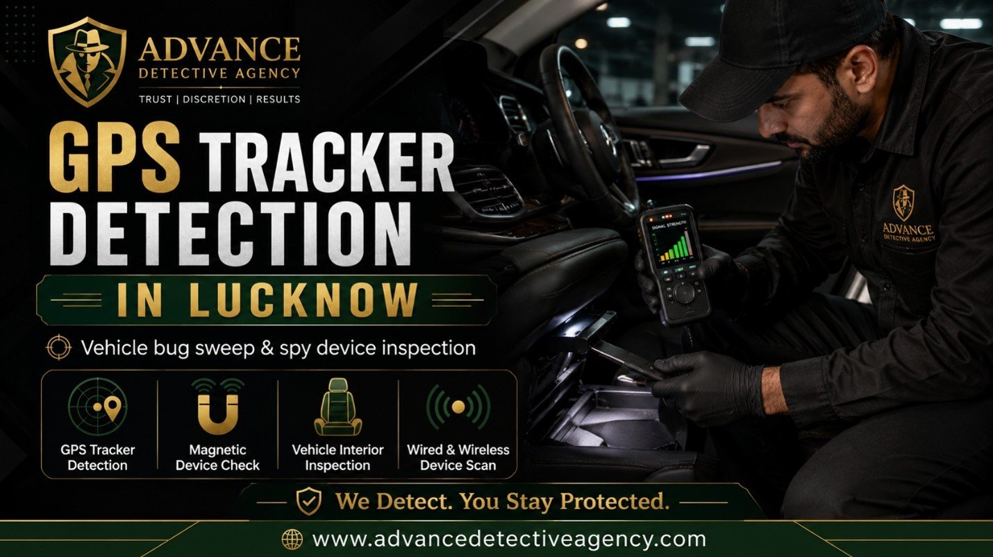 GPS tracker and spy device detection in Lucknow