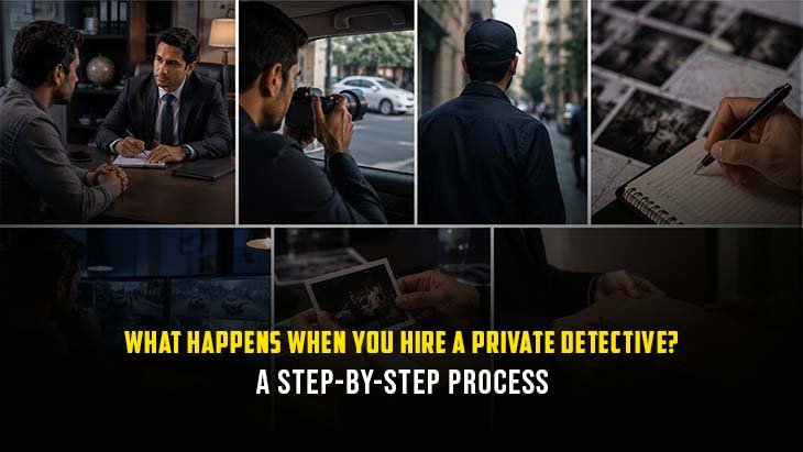 What happens when you hire a private detective? Step-by-step investigation process in India