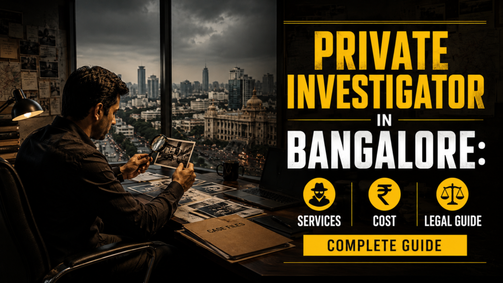 Private Investigator in Bangalore